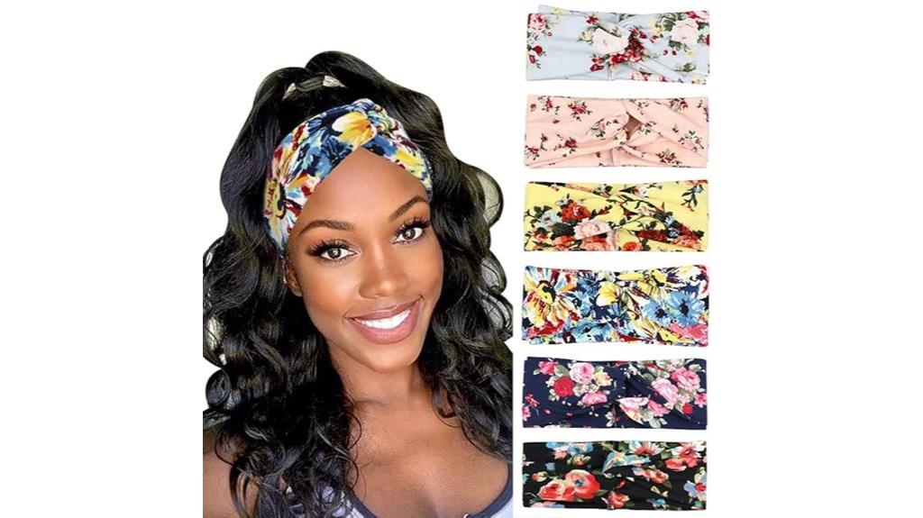 boho cotton non slip headbands