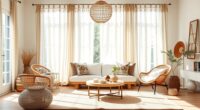boho curtain panel ideas
