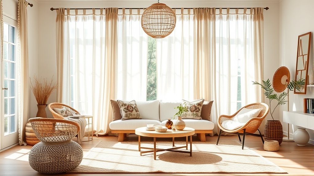 boho curtain panel ideas