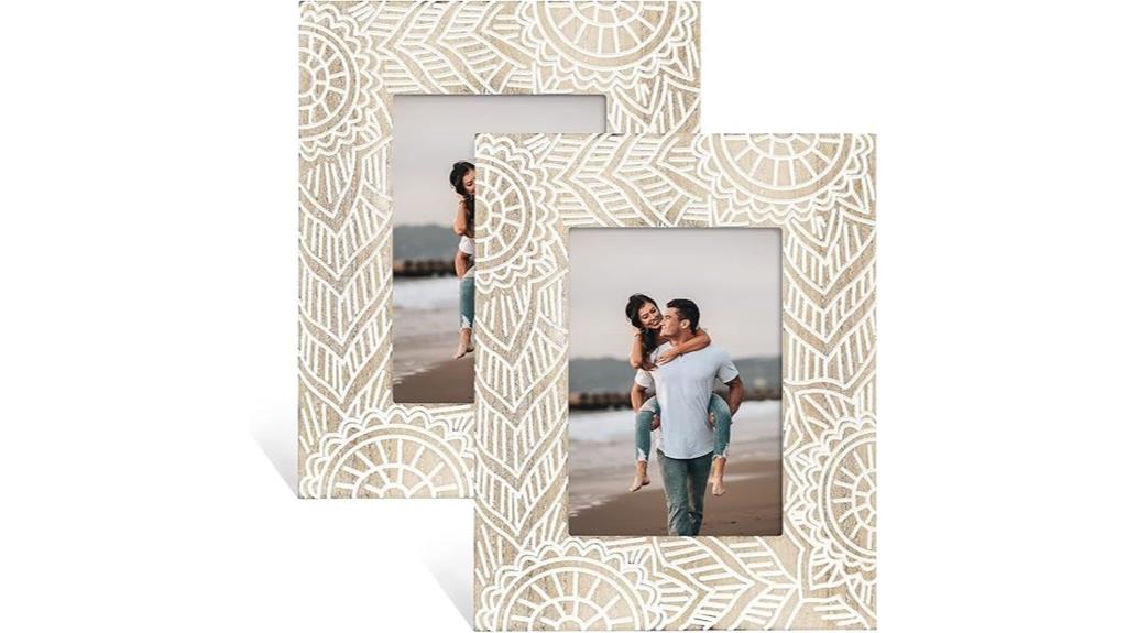 boho farmhouse wedding frames