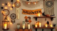 boho halloween wall decor