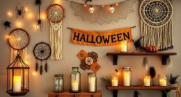 boho halloween wall decor
