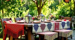 boho july 4th tablecloths