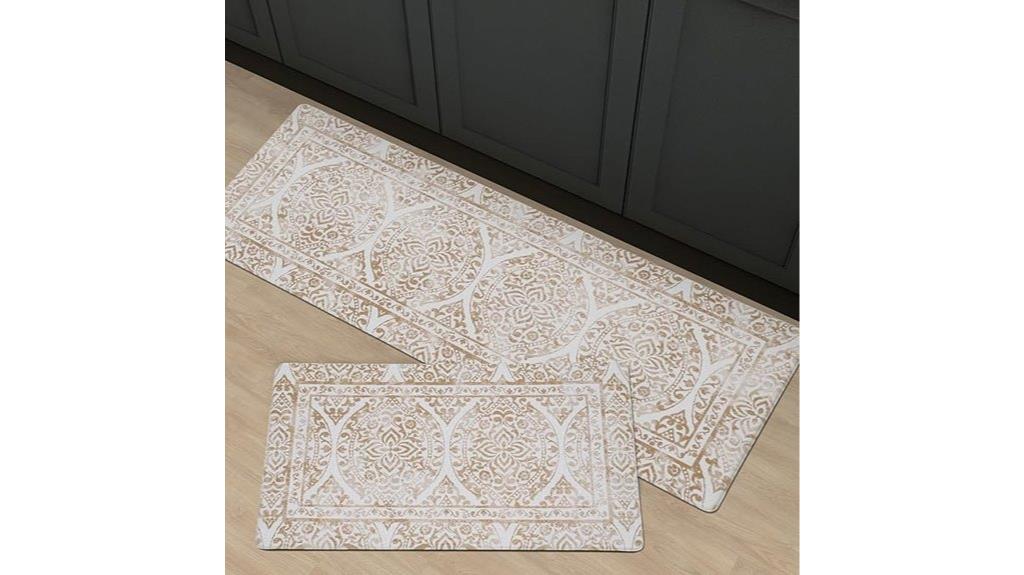 boho kitchen mats set