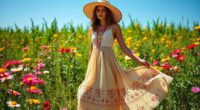 boho maxi dresses trending