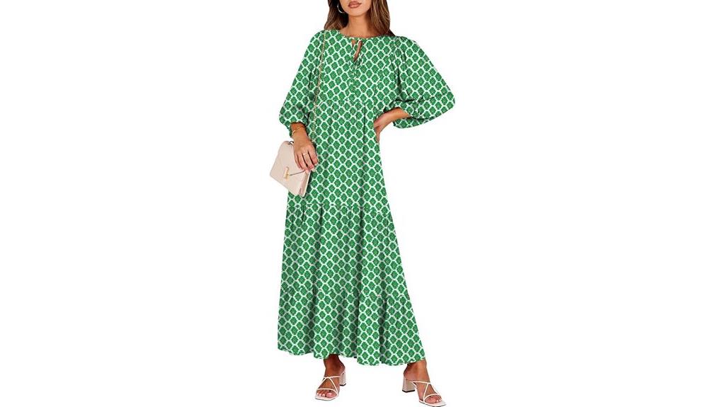 boho maxi summer dress