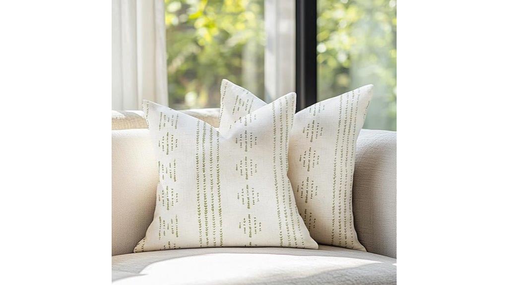 boho mudcloth pillow set