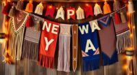 boho new year banners