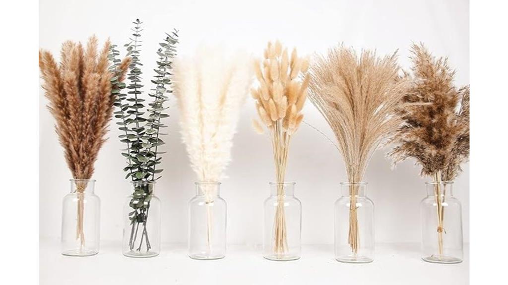boho pampas dried floral