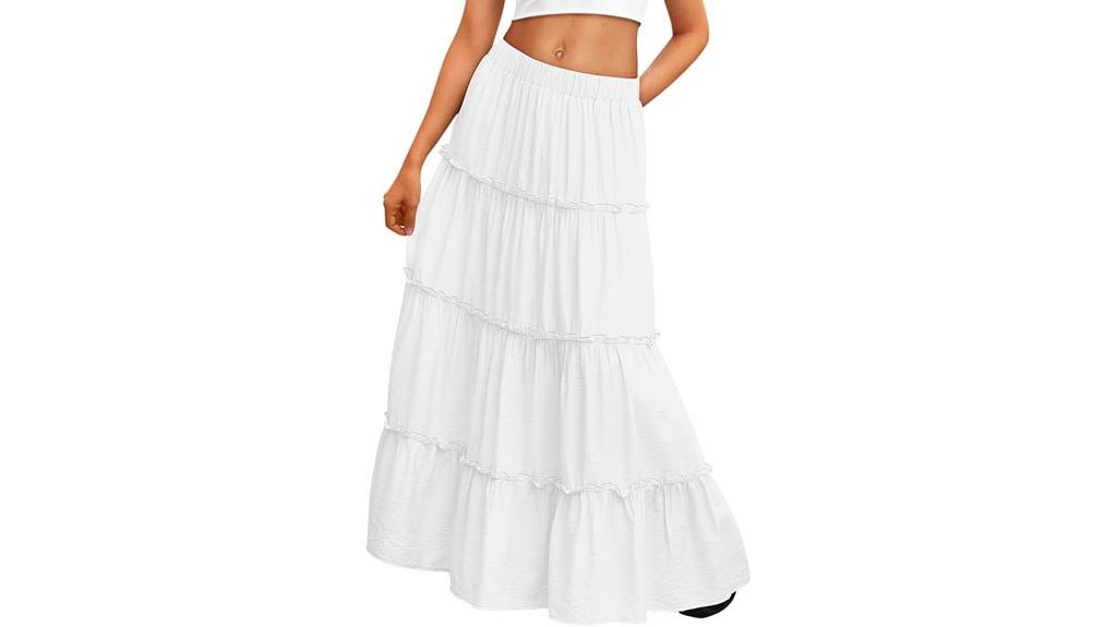 boho queen maxi skirt