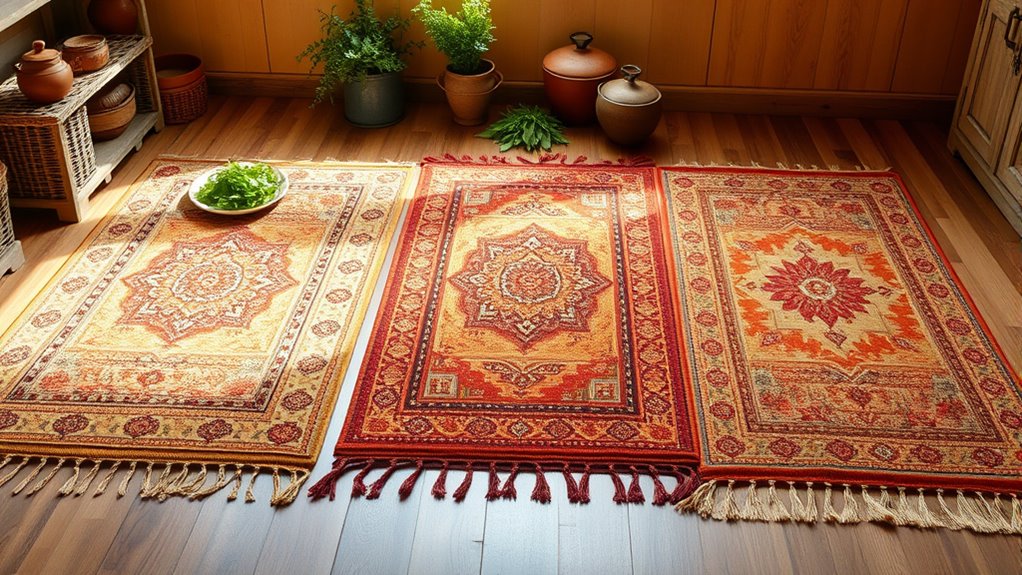boho rug sets for kitchens