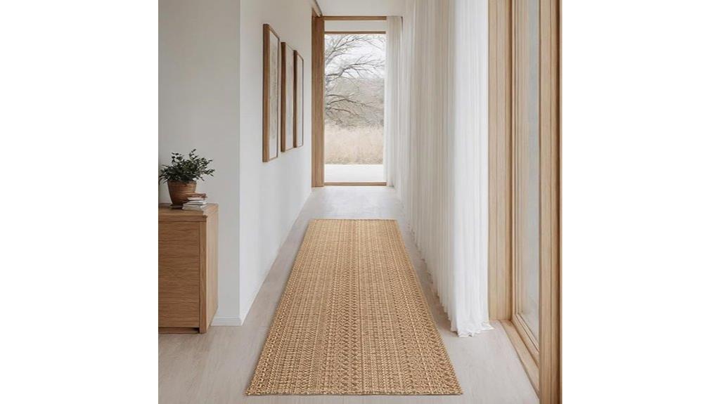 boho runner rug non slip