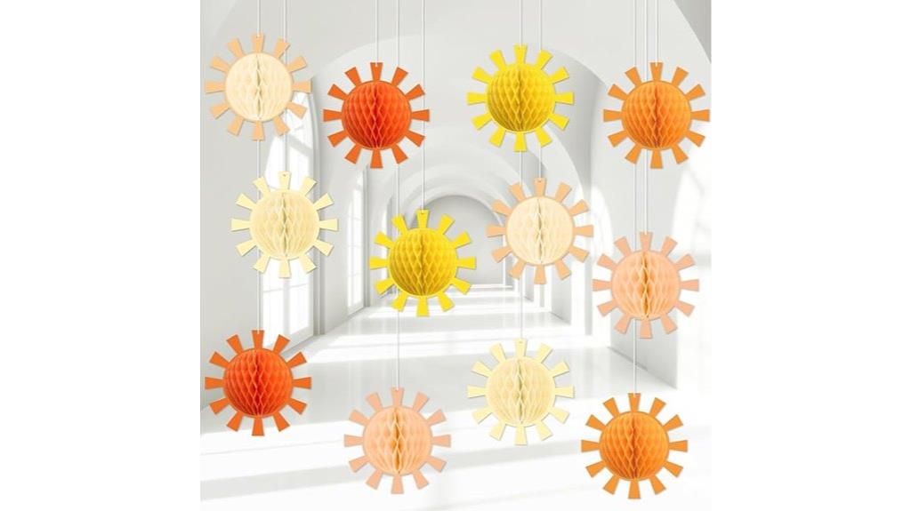 boho sun party decor