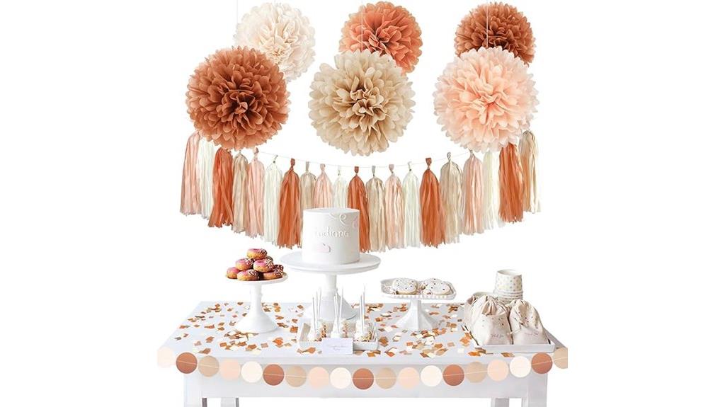 boho wedding decor set