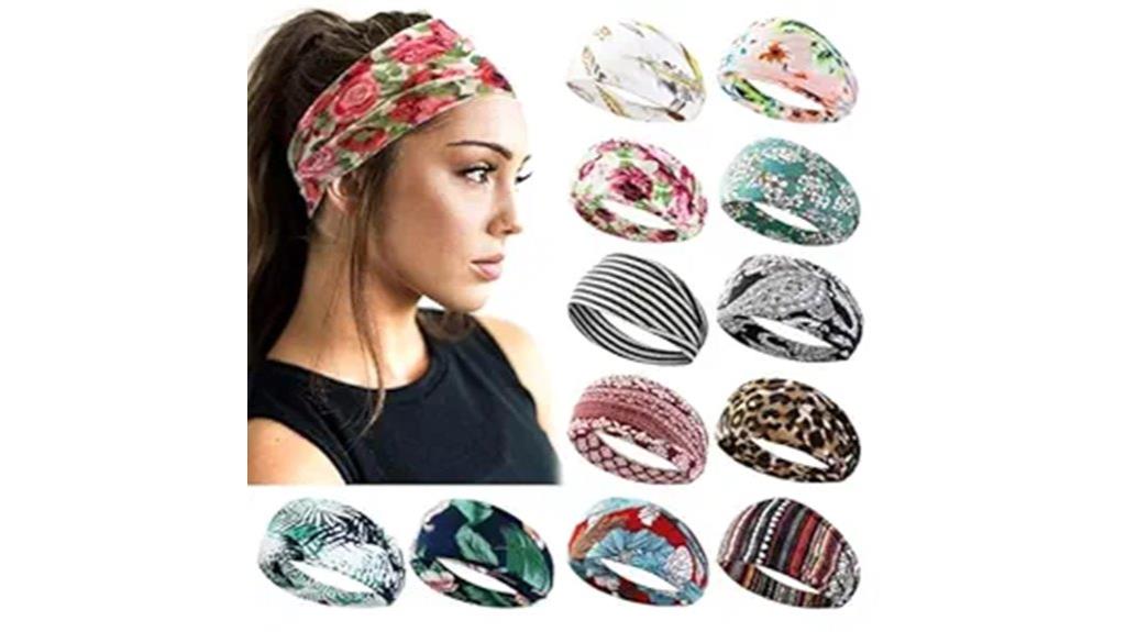 boho women s headbands pack