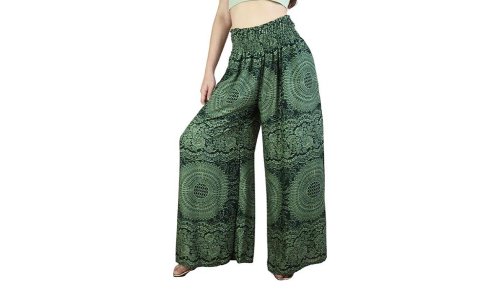 boho women s palazzo pants