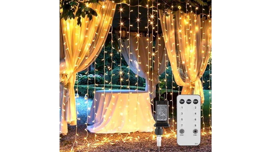 bright led curtain lights