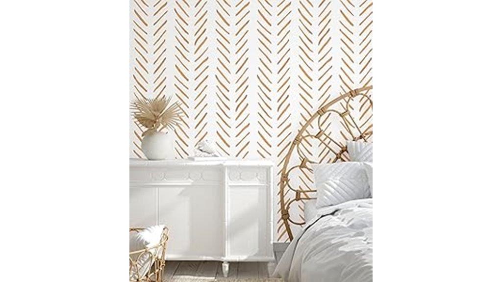 brush stroke stripe wallpaper