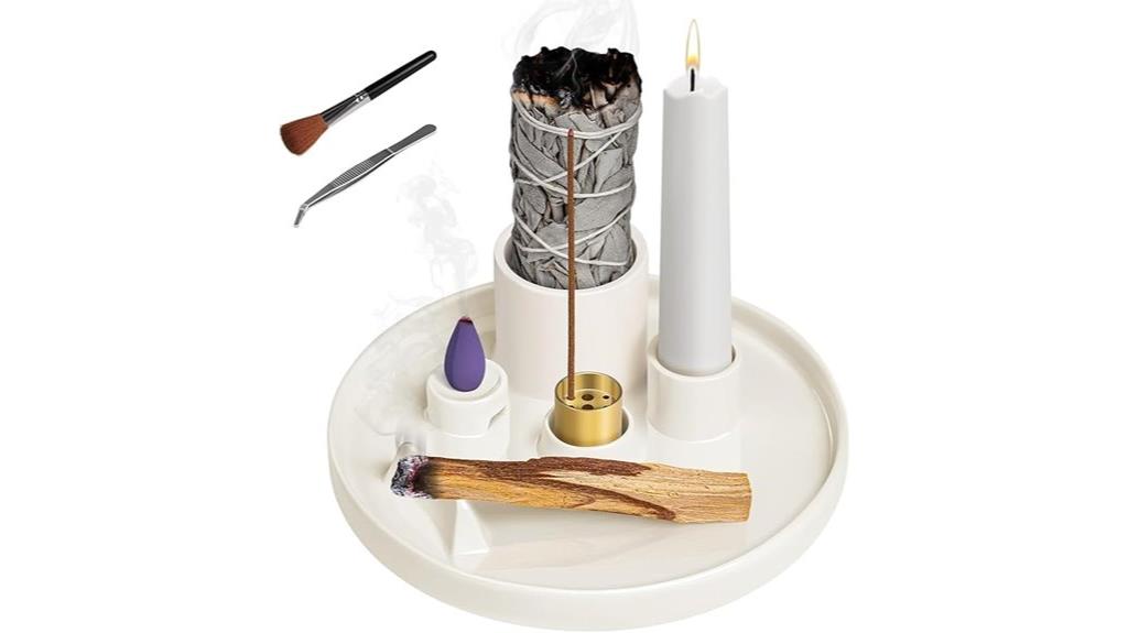 ceramic incense holder multifunction