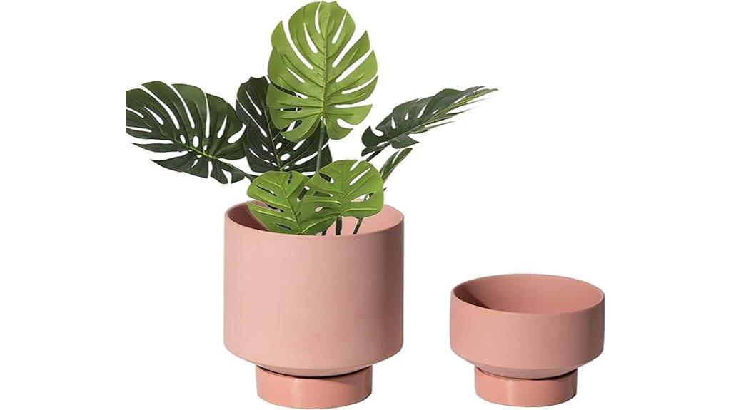 ceramic plant pots set