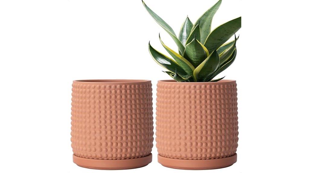 ceramic terracotta flower pots