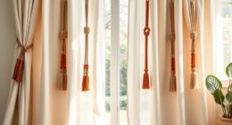 chic boho curtain tiebacks