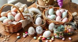 chic boho easter decorations