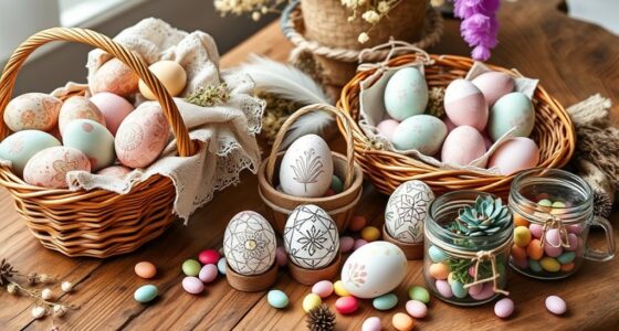chic boho easter decorations
