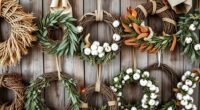 chic boho holiday wreaths