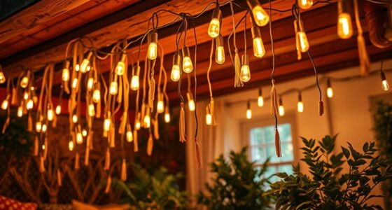 chic boho string lights