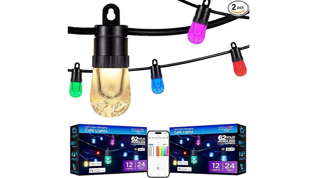 color changing string lights
