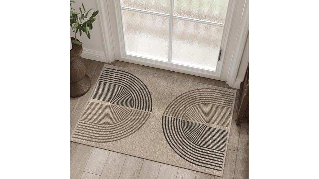 colorful washable jute rug