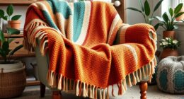cozy boho chenille throws