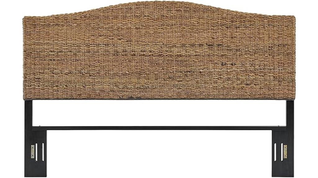 crosley serena rattan headboard