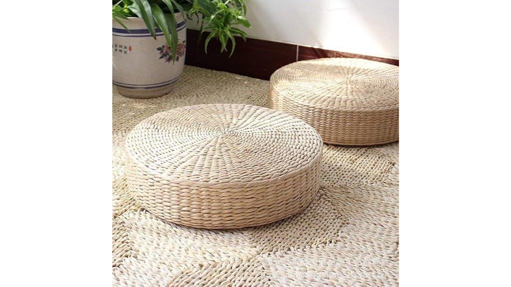 dual tatami sitting cushions