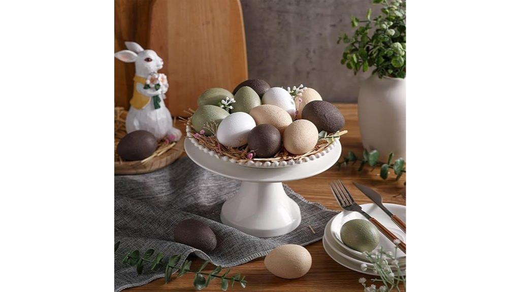 easter speckled plastic eggs