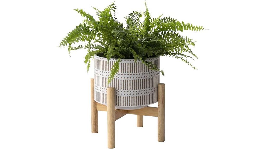 elegant ceramic plant pot