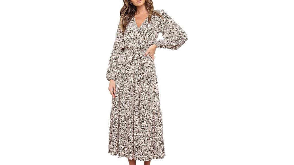 elegant floral summer maxi