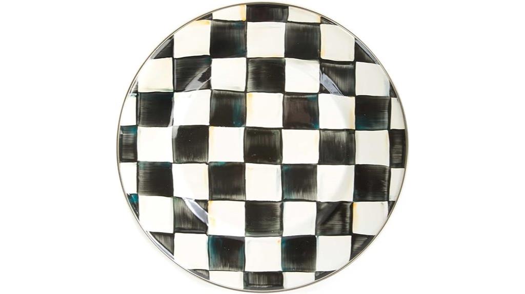 enamel dinner plate 10 inch