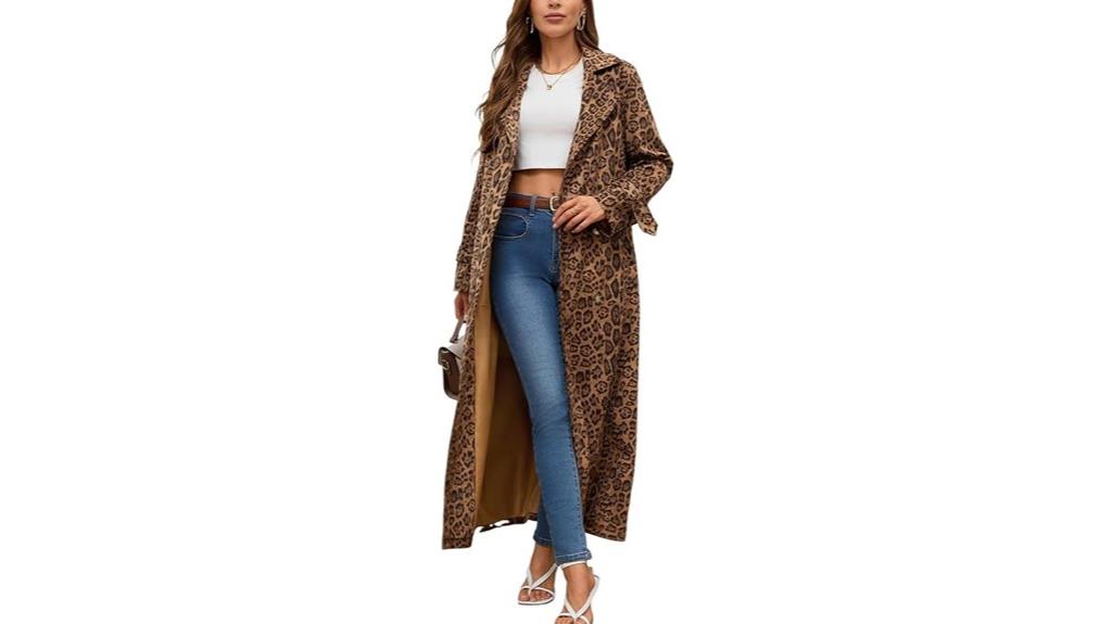 faux suede long coat