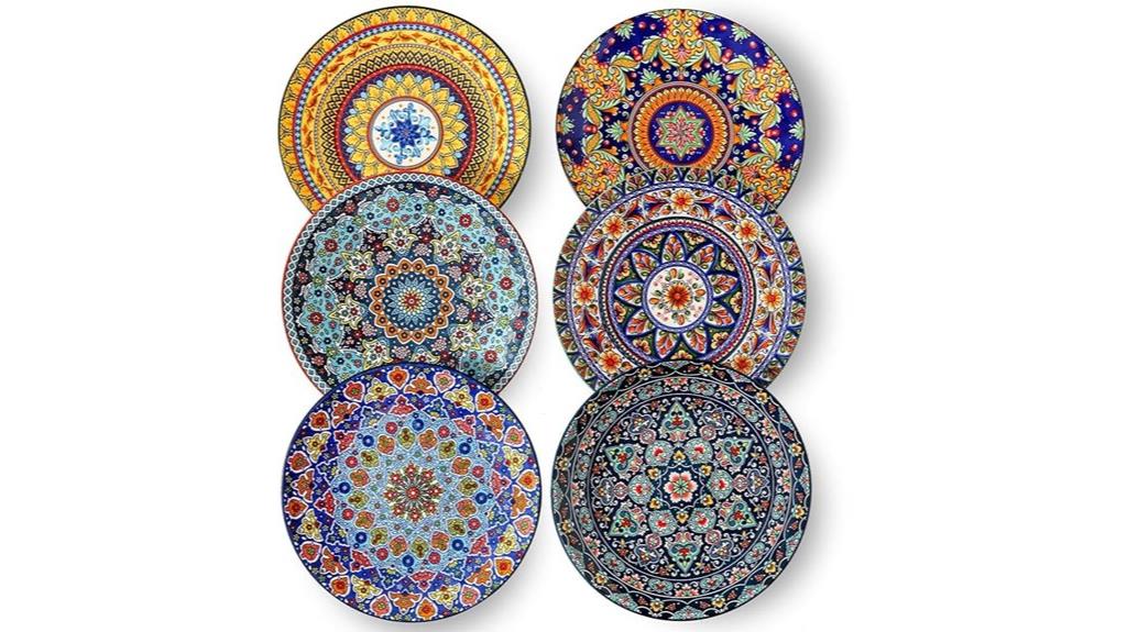 glowworm ceramic dinner plates