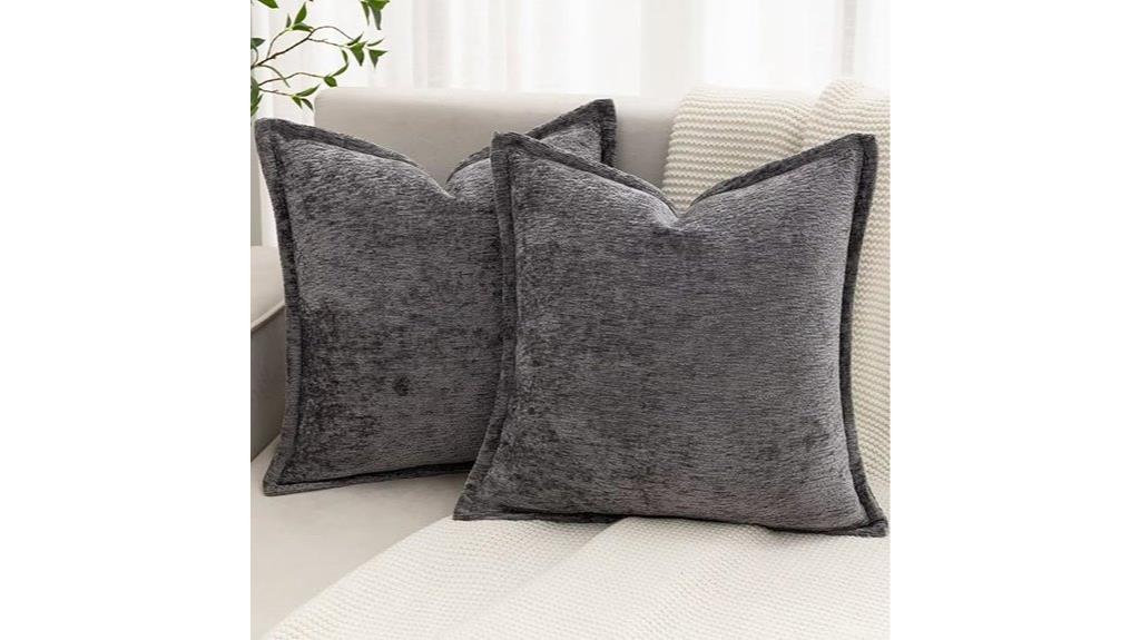 grey 18x18 pillow set