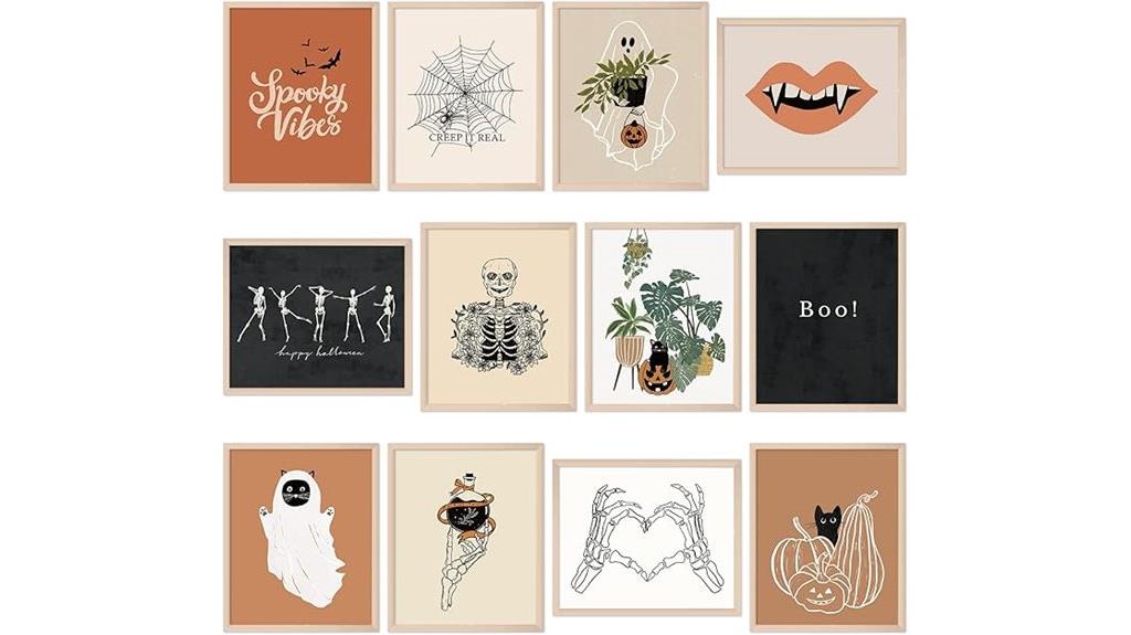 halloween wall art set