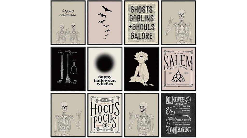 halloween wall art set
