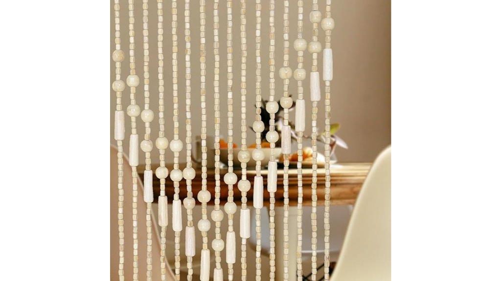 handcrafted beaded door curtain