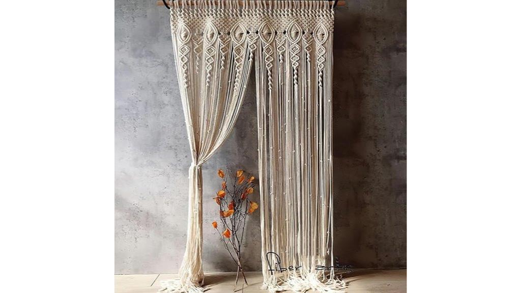 handmade macrame boho wall