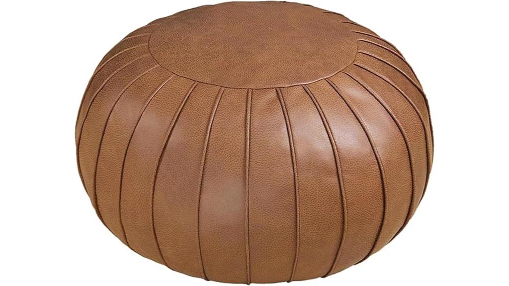 handmade storage ottoman pouf
