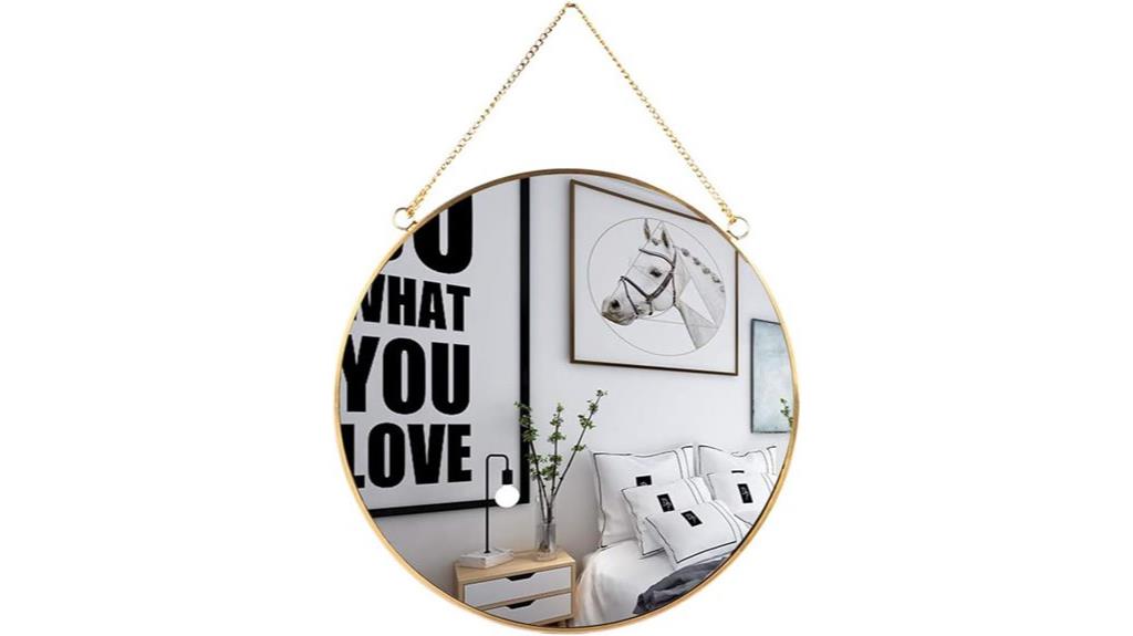 hanging wall mirror decor