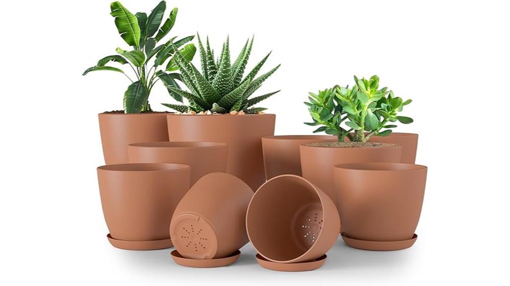 indoor drainage plant pots