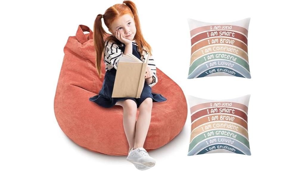 kid friendly reading nook